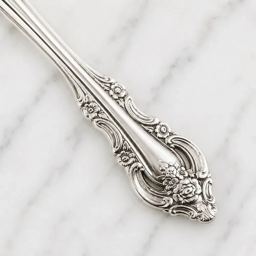 8 x Oneida SILVER ARTISTRY 7.5” Dinner Forks Silverplate Silverware Flatware